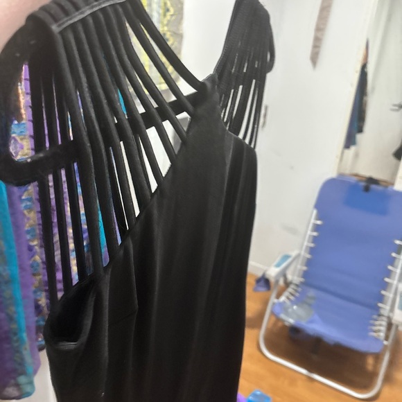 Joseph Ribkoff Black Strappy-Back Evening Dress - Picture 3 of 12